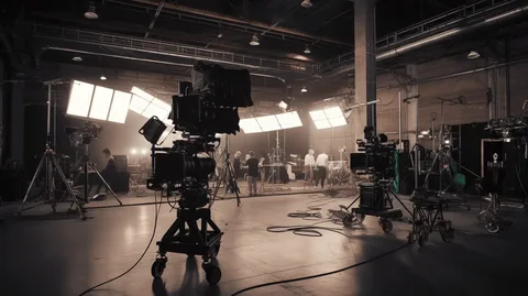 Film production scene